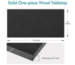 Load image into Gallery viewer, 45x20 one-piece wood table top in black
