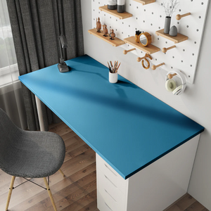 Enhance Your Home with a Splash of Cyan: Floating&nbsp;Shelves and Tabletops as Interior Decor