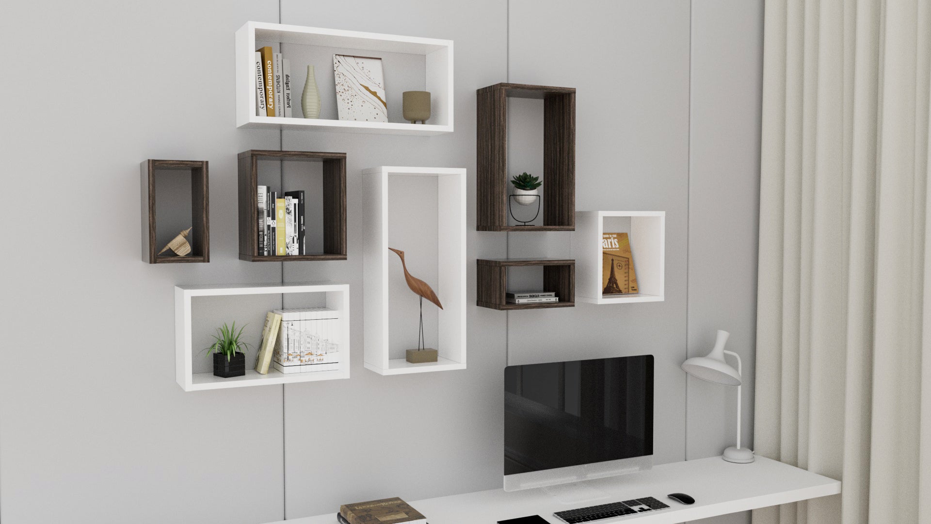 How to Install Kaboon Floating Cube Shelves
