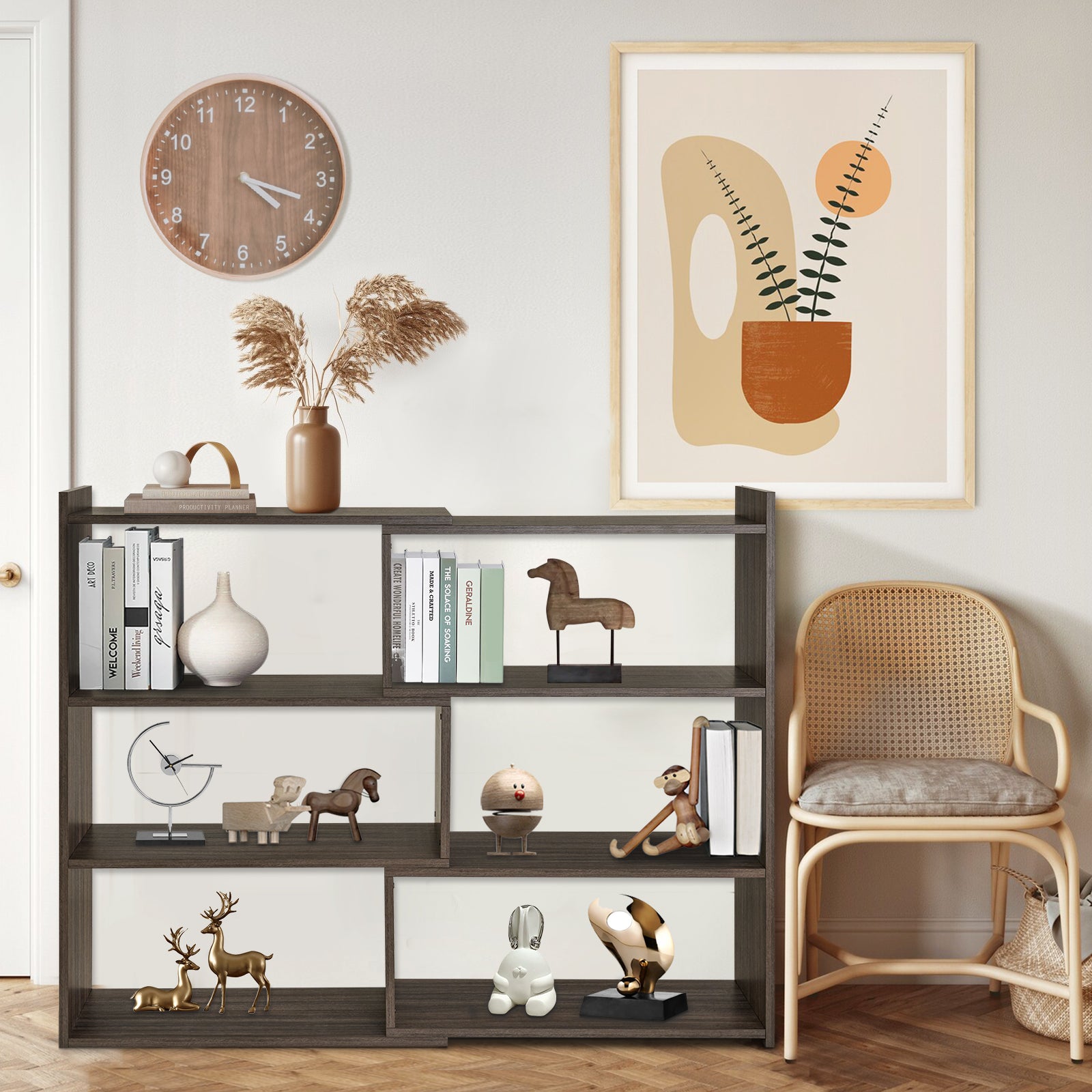 Expandable Shelves—4-Tier Shelving Unit