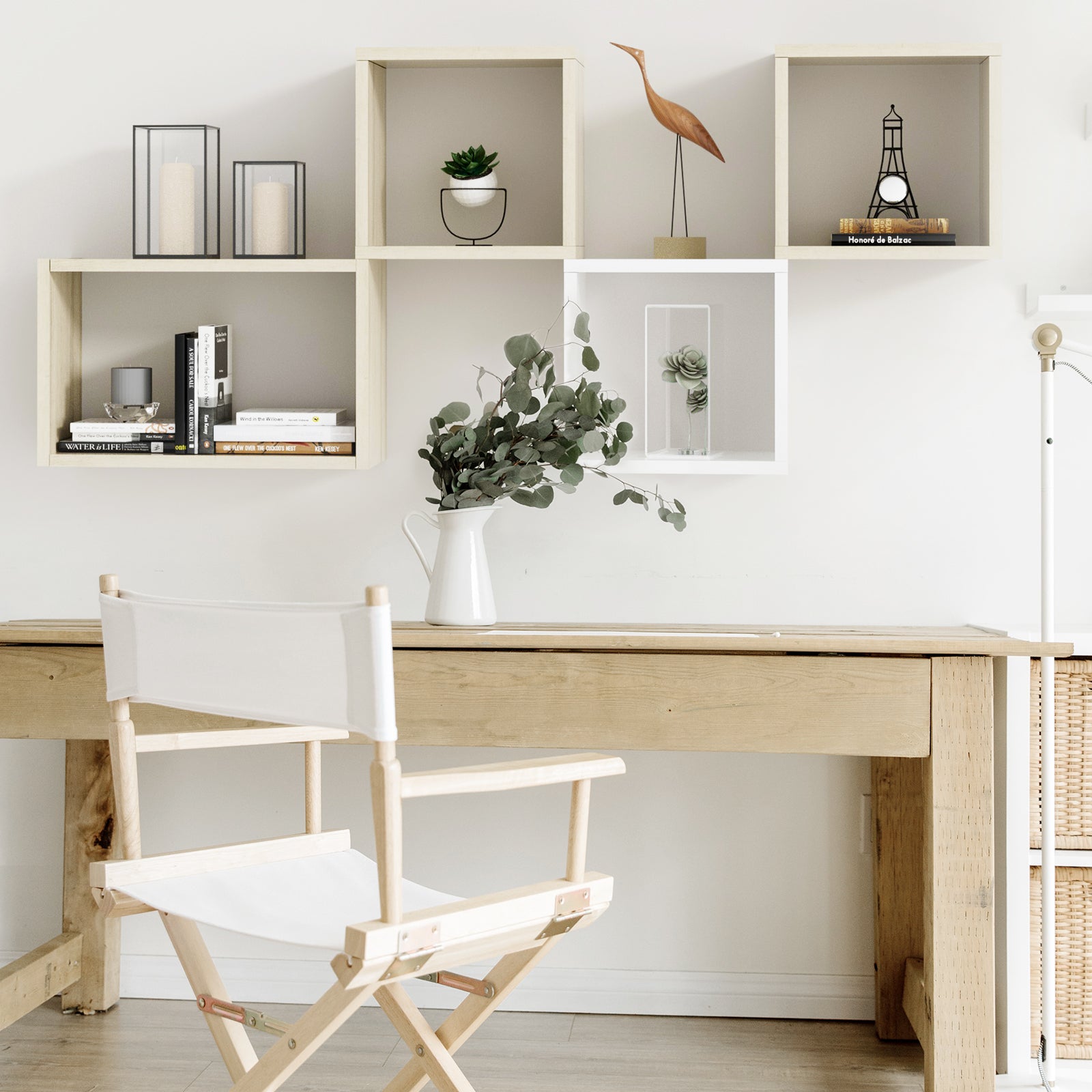 Exploring the Art of Mixing Wall Shelves in Different Colors