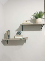 Load image into Gallery viewer, KABOON Floating Shelves for Wall, Set of 2--Oak

