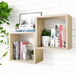 Load image into Gallery viewer, KABOON Floating Shelves Cube--Oak
