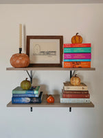 Load image into Gallery viewer, KABOON Floating Shelves for Wall, Set of 2--Oak
