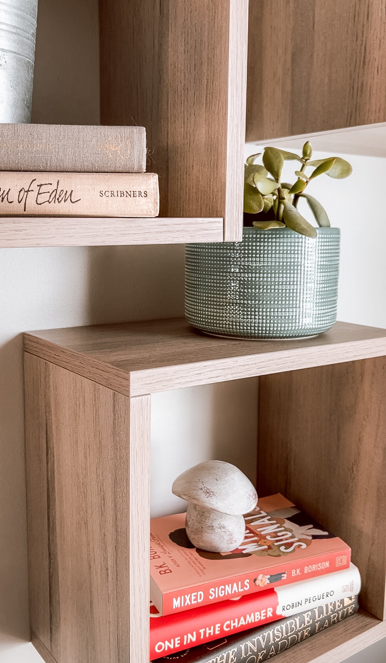KABOON Floating Shelves Cube--Oak