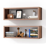 Load image into Gallery viewer, KABOON Floating Shelves Cube--Dark Walnut
