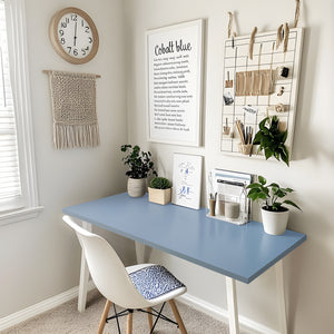 KABOON Solid Color Tabletop--Grayish Blue
