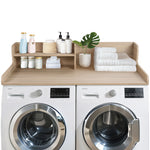 Load image into Gallery viewer, Kaboon Washer Dryer Countertop 2 Tier, 58&quot; W x 28&quot; D x 12&quot; H, Oak
