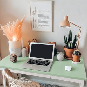 KABOON Solid Color Tabletop--Smoke Green-4 sizes