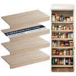 Load image into Gallery viewer, Wire Shelf Covers, Wire Rack Covers for Pantry, Closet (4pcs), Oak
