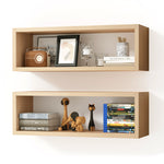 Load image into Gallery viewer, KABOON Floating Shelves Cube--Light Walnut

