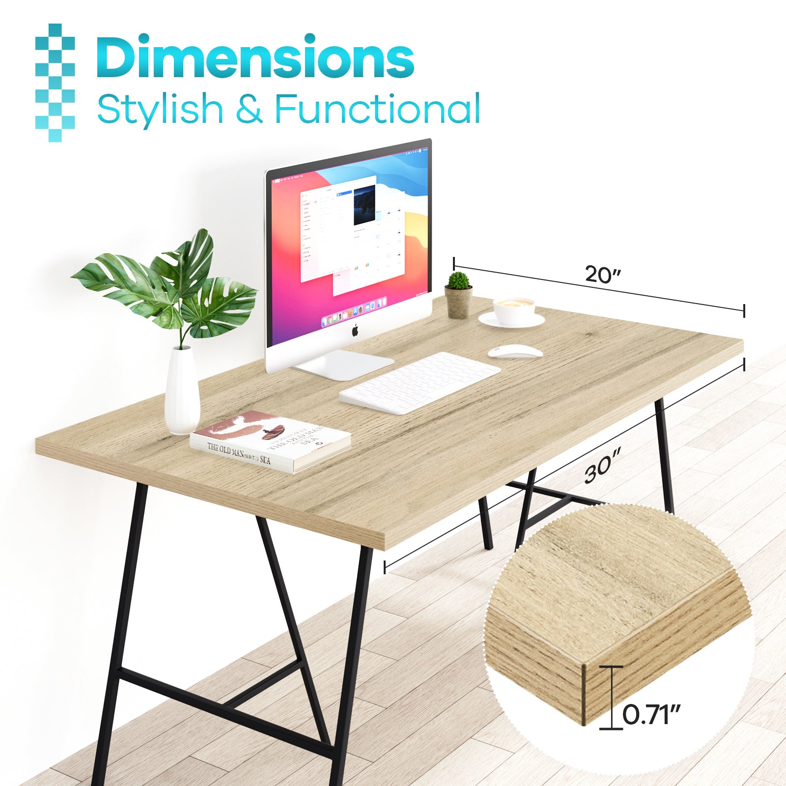 KABOON Universal Tabletop--Oak