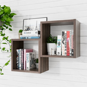 KABOON Floating Shelves Cube--Eucalyptus