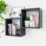 Load image into Gallery viewer, KABOON Floating Cube Shelves--Black
