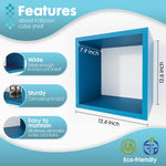 Load image into Gallery viewer, KABOON Floating Cube Shelves--Cyan
