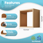 Load image into Gallery viewer, KABOON Floating Shelves Cube--Light Walnut
