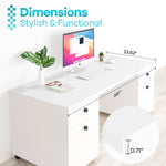 Load image into Gallery viewer, KABOON Solid Color Tabletop--White-Smooth version
