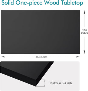 KABOON Solid Color Tabletop--Black