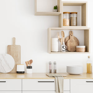 KABOON Floating Shelves Cube--Oak