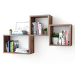 Load image into Gallery viewer, KABOON Floating Shelves Cube--Dark Walnut
