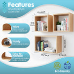 Load image into Gallery viewer, KABOON Floating Shelves Cube--Light Walnut
