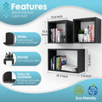 Load image into Gallery viewer, KABOON Floating Shelves Cube--Cloud Atlas
