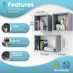 Load image into Gallery viewer, KABOON Floating Cube Shelves--Gray
