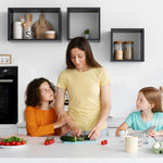Load image into Gallery viewer, KABOON Floating Cube Shelves--Black
