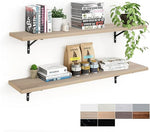 Load image into Gallery viewer, KABOON Floating Shelves for Wall, Set of 2--Oak

