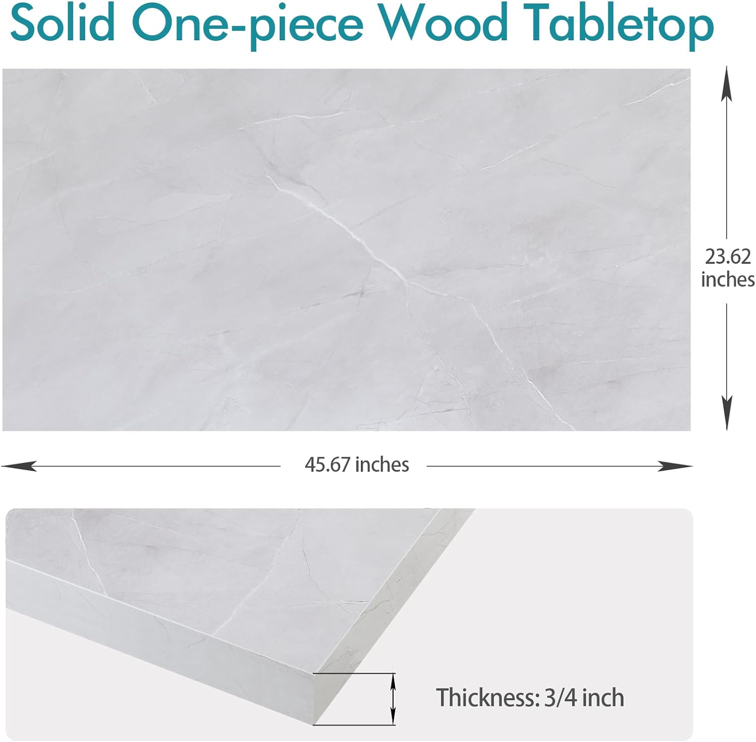 KABOON Universal Tabletop--White Rock