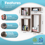 Load image into Gallery viewer, KABOON Floating Shelves Cube--Eucalyptus
