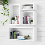 Load image into Gallery viewer, KABOON Floating Cube Shelves--White
