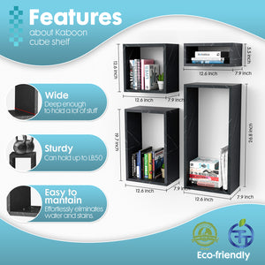 KABOON Floating Shelves Cube--Cloud Atlas