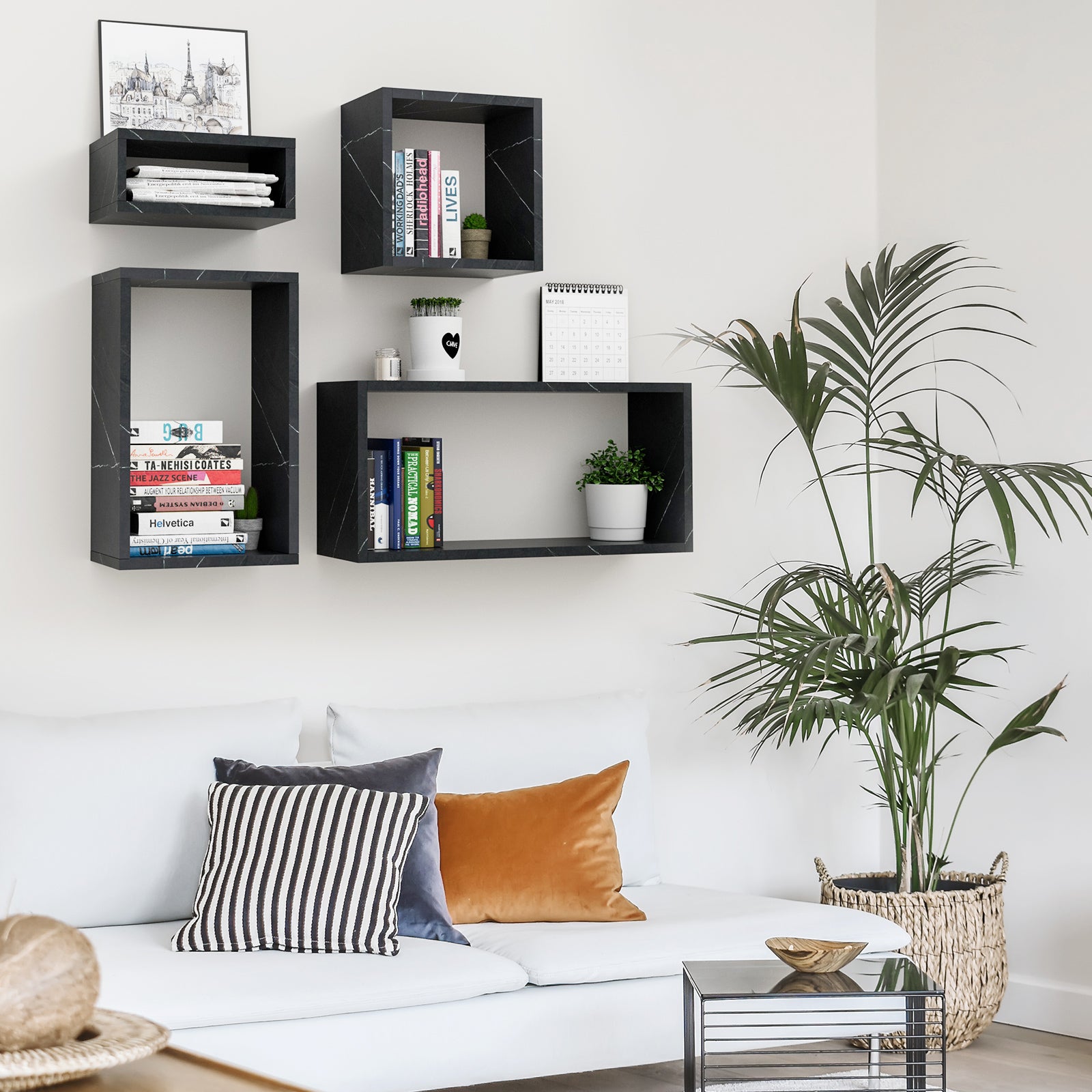 KABOON Floating Shelves Cube--Cloud Atlas