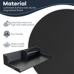 Load image into Gallery viewer, Kaboon Washer Dryer Countertop 2 Tier, 58&quot; W x 28&quot; D x 12&quot; H, Black
