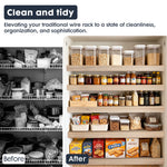 Load image into Gallery viewer, Wire Shelf Covers, Wire Rack Covers for Pantry, Closet (4pcs), Oak
