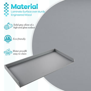 Kaboon Washer Dryer Countertop, Gray