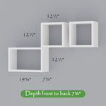 Load image into Gallery viewer, KABOON Floating Shelves Cube--White
