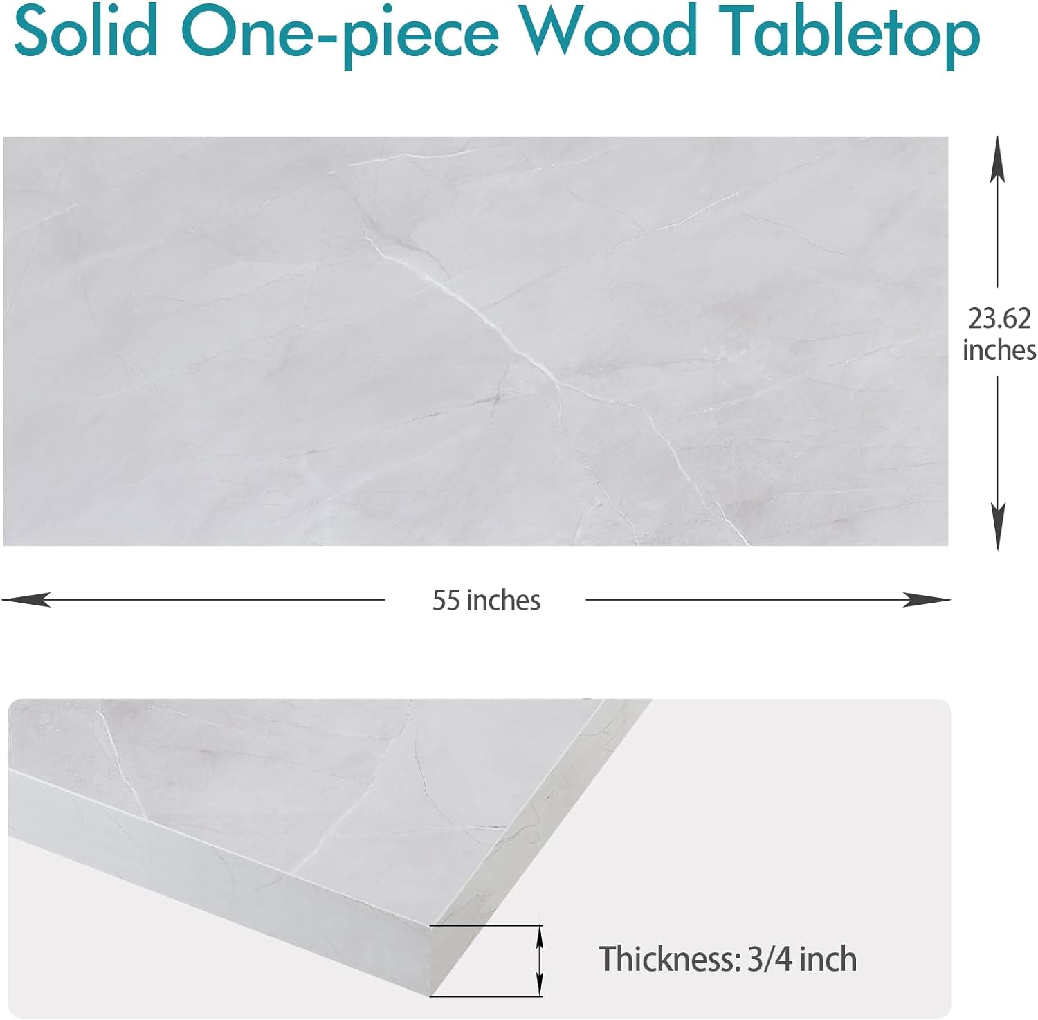 KABOON Universal Tabletop--White Rock