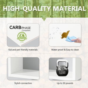 KABOON Floating Shelves Cube--White