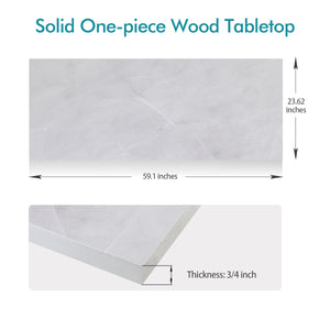 KABOON Universal Tabletop--White Rock-4 sizes