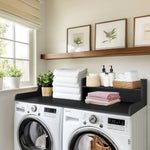 Load image into Gallery viewer, Kaboon Washer Dryer Countertop 2 Tier, 54" W x 28" D x 12" H, Black
