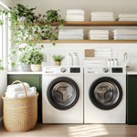 Load image into Gallery viewer, Kaboon Washer Dryer Countertop 2 Tier, 58&quot; W x 28&quot; D x 12&quot; H, White
