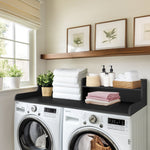 Load image into Gallery viewer, Kaboon Washer Dryer Countertop 2 Tier, 58&quot; W x 28&quot; D x 12&quot; H, Black

