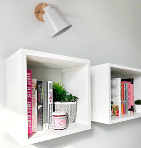 KABOON Floating Shelves Cube--White