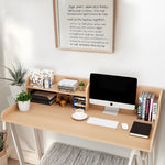 Load image into Gallery viewer, Kaboon Washer Dryer Countertop 2 Tier, 58&quot; W x 28&quot; D x 12&quot; H, Light Walnut
