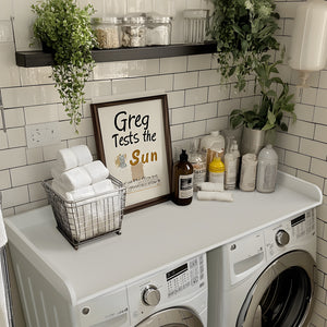 Kaboon Washer Dryer Countertop, White