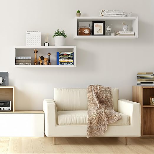 KABOON Floating Shelves Cube--White