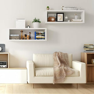 KABOON Floating Shelves Cube--White
