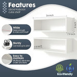 Load image into Gallery viewer, KABOON Floating Shelves Cube--White
